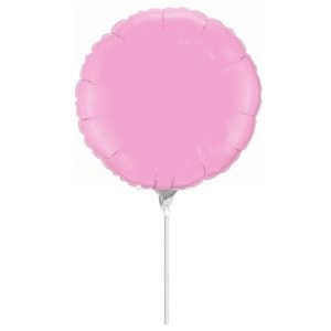 10” Mini Shape μπαλόνι Ροζ Περλέ Στρογγυλό
