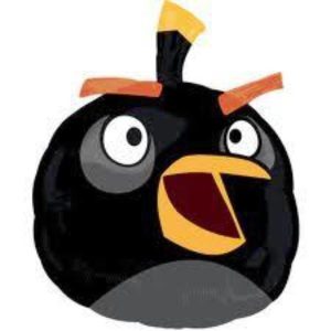 Μπαλόνι μαύρο Angry Bird 61 εκ