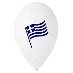 12″ Μπαλόνι τυπωμένο Ελληνική σημαία