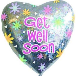 Μπαλόνι καρδιά Get Well Soon 61 εκ