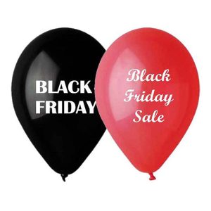 13” Μπαλόνι τυπωμένο Black Friday & Black Friday Sale