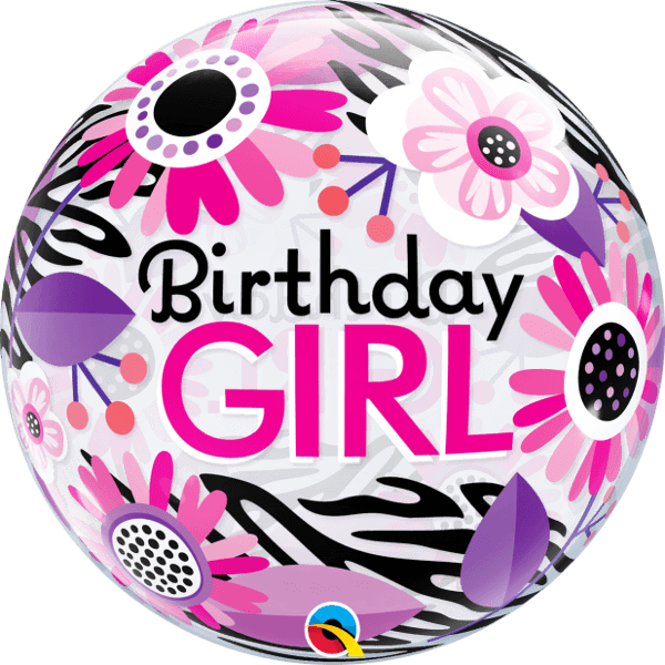 22″ Μπαλόνι “Birthday girl” λουλούδια bubble 22″ Μπαλόνι “Birthday girl” λουλούδια bubble