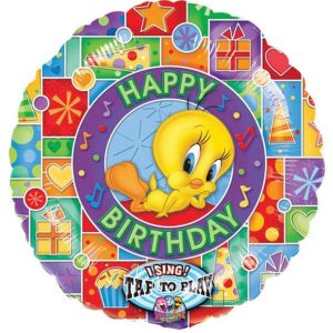 Μπαλόνι μουσικό Tweety Happy Bday 71 εκ