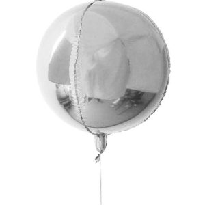 16″ Μπαλόνι ασημί τρισδιάστατη σφαίρα
