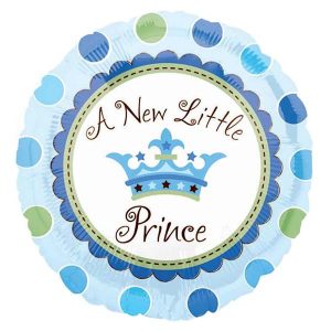 18” Μπαλόνι “A new little Prince” Crown