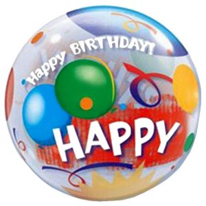 22″ Μπαλόνι “Happy Birthday” μπαλόνια bubble