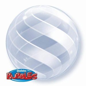 Μπαλόνι με σχέδια Swirls Deco bubble 51 εκ