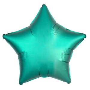 18″ Μπαλόνι σατέν πράσινο αστέρι