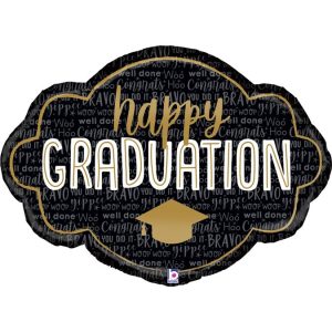 36″ Μπαλόνι Κάδρο “Happy Graduation”