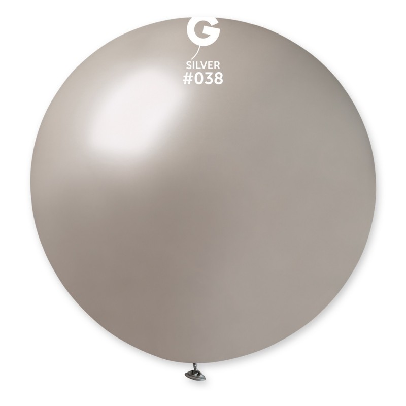 40″ Ασημί latex μπαλόνι 40″ Ασημί latex μπαλόνι