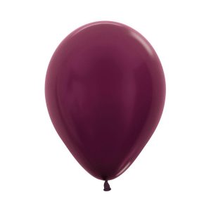 5″ Burgundy Περλέ λάτεξ μπαλόνι
