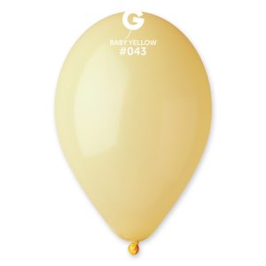 10″ Baby Yellow λάτεξ μπαλόνι