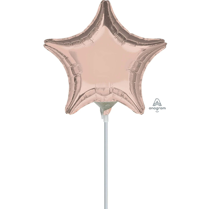 9″ Mini Shape Μπαλόνι rose gold Αστέρι 9″ Mini Shape Μπαλόνι rose gold Αστέρι