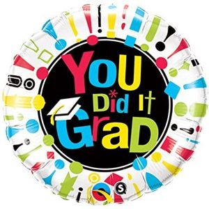 18″ Μπαλόνι Αποφοίτησης “You Did It Grad”