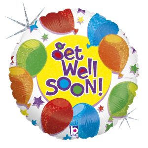 18″ Μπαλόνι Get Well balloons & stars