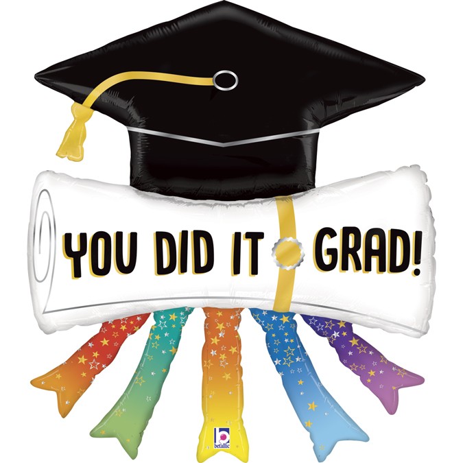 44″ Μπαλόνι Πτυχίο “You Did it Grad” 44″ Μπαλόνι Πτυχίο “You Did it Grad”