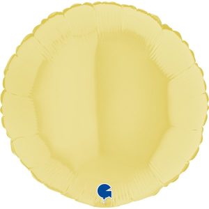 18″ Μπαλόνι Κίτρινο matte Στρογγυλό