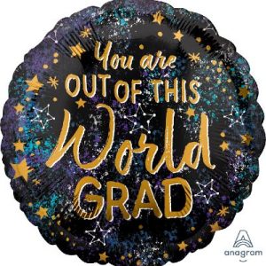 18″ Μπαλόνι Αποφοίτησης Out of this World Grad