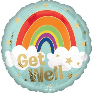 18″ Μπαλόνι για Περαστικά “Get Well” Ουράνιο Τόξο