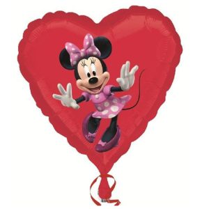 18” Μπαλόνι Minnie Mouse κόκκινη καρδιά